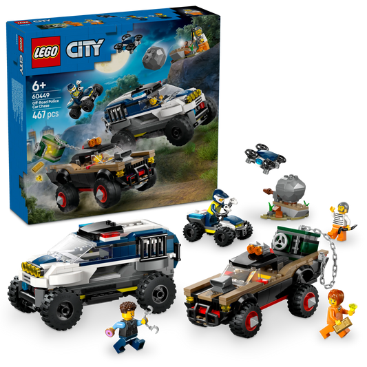 LEGO Offroad Politie Achtervolging 60449 City (Pre-Order: Maart 2025)