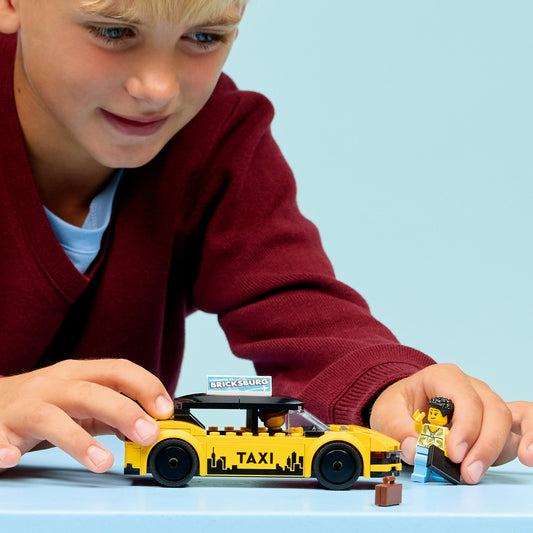 LEGO City Gele Taxi Auto Bouwpakket met Speelgoed voor Kinderen 60487