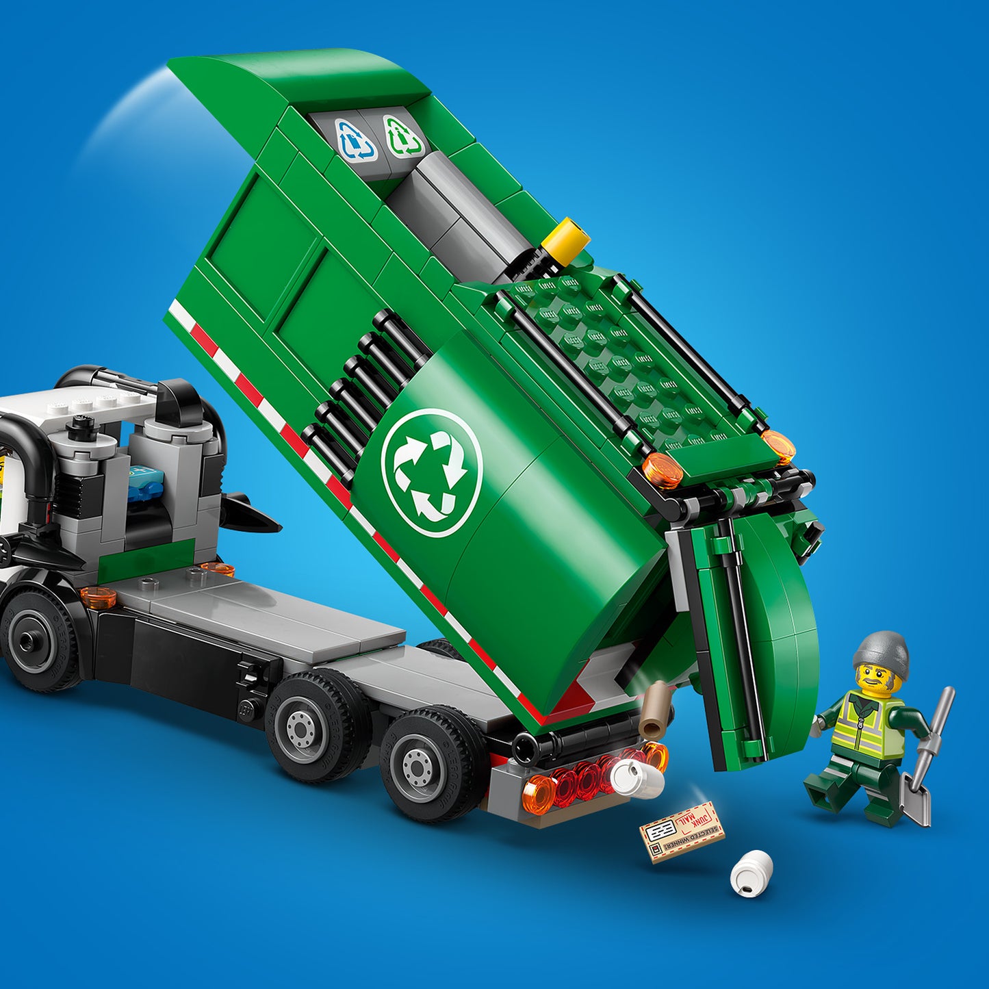 LEGO City Recyclingtruck – Vrachtwagen Speelgoed voor Kinderen vanaf 7 Jaar 60495