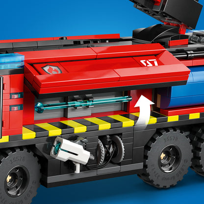 LEGO® City Luchthaven Brandweertruck - Bouwset met Reddingsvoertuig voor Jongens en Meisjes Vanaf 7 Jaar - 60499