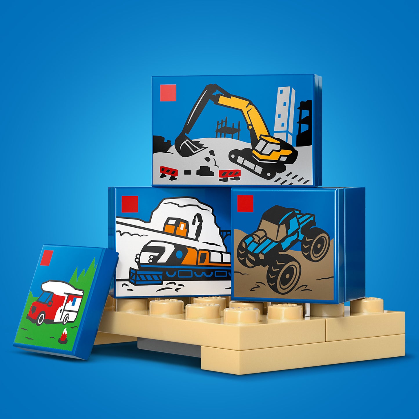 LEGO® City: De LEGO Bestelwagen - Bouw- en Speelset voor Autofans Vanaf 6 Jaar - Met 2 Minifiguren - 60500