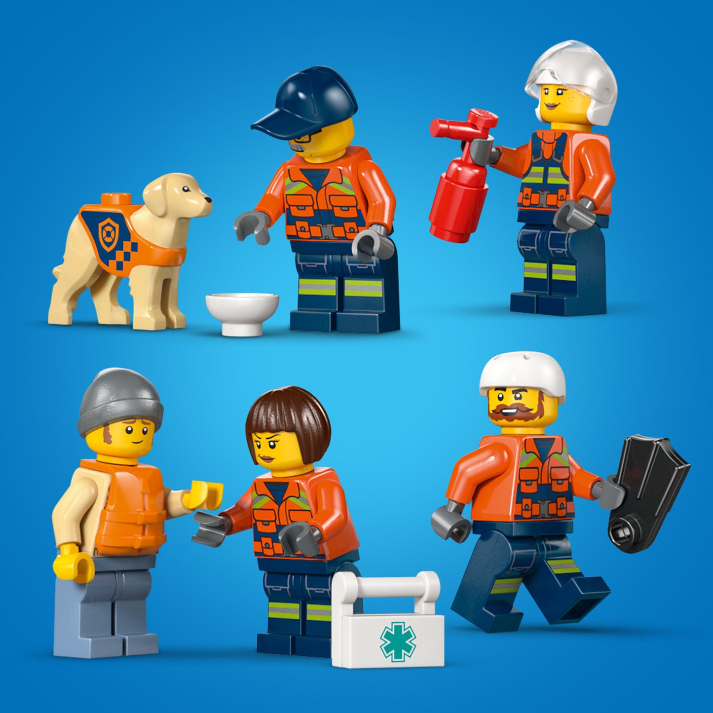 LEGO City Kustwacht Reddingsboot met Helikopter Speelgoed voor Kinderen vanaf 7 Jaar 60504