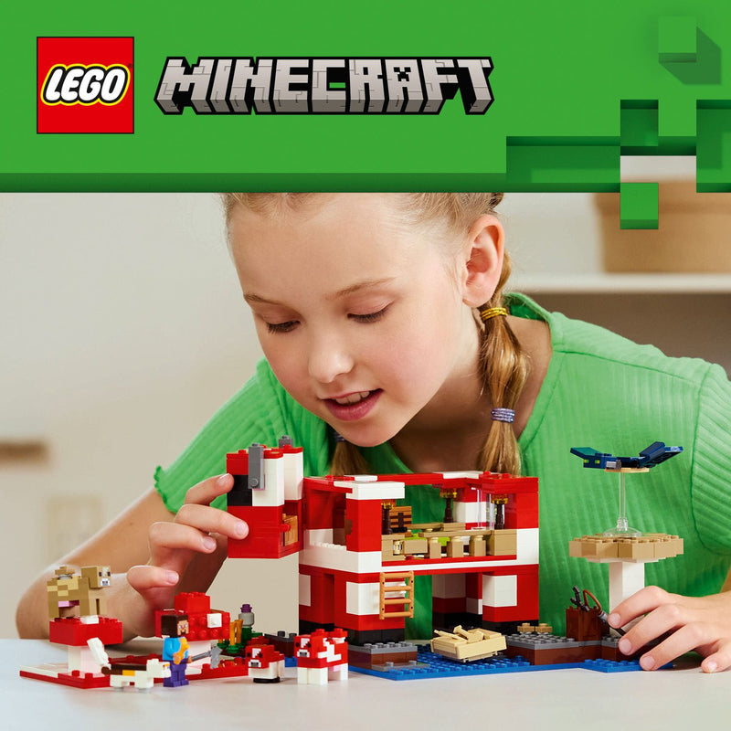 LEGO Het Paddestoelhuis 21270 Minecraft (Pre-Order: januari 2025)