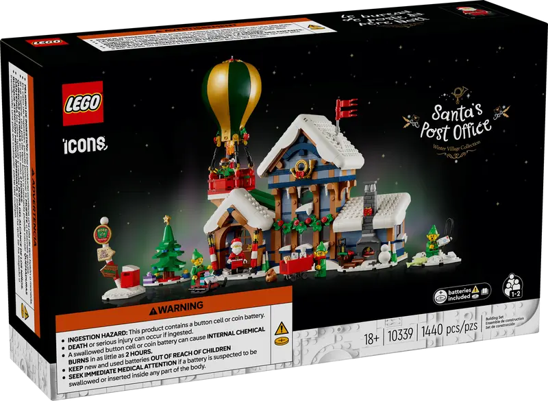 LEGO Postkantoor van de Kerstman 10339 Icons(Pre-Order: verwacht 20-12)