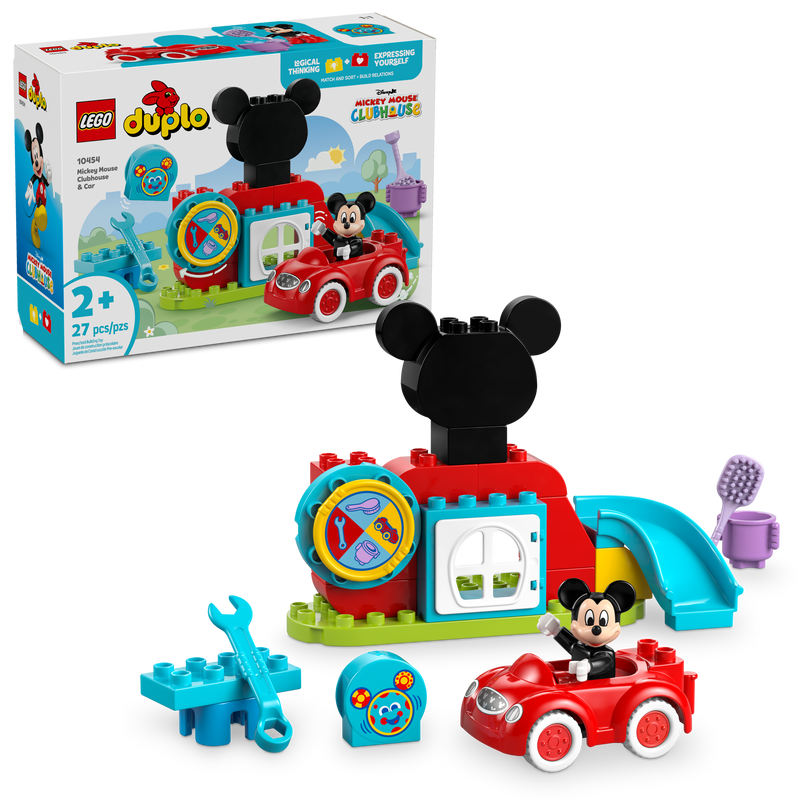 LEGO Mickey Mouse Clubhuis en auto 10454 DUPLO (Pre-Order: maart 2025)