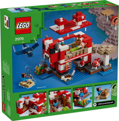 LEGO Het Paddestoelhuis 21270 Minecraft (Pre-Order: januari 2025)