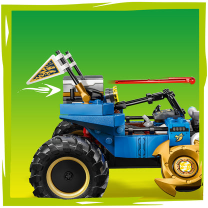 EGO® NINJAGO® Jay's Transformerende Auto - Ninja Speelgoedauto - Bouwset met 5 Minifiguren - 71856