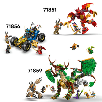 EGO® NINJAGO® Ninjavoertuigen bij de Boomhut - Actiespeelgoed - Speelset met 6 Minifiguren - 71857