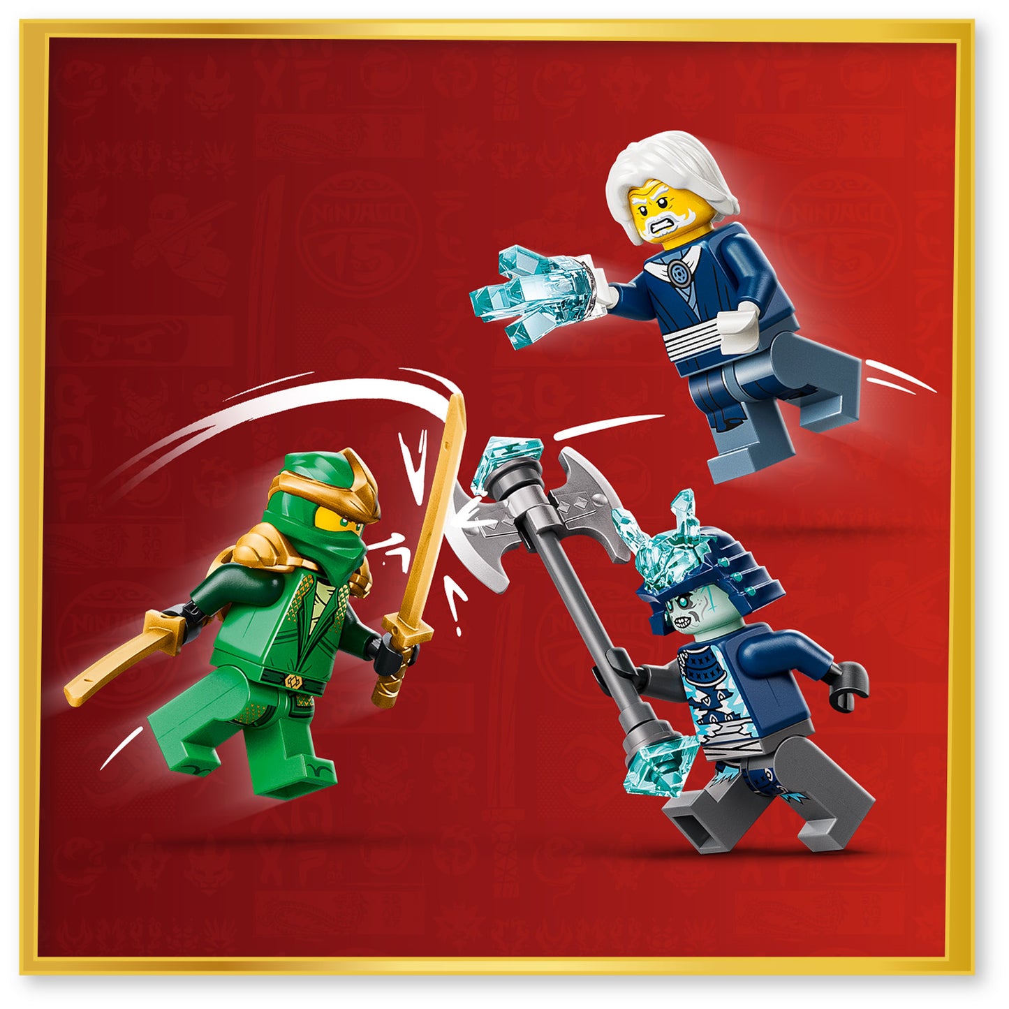 LEGO NINJAGO 15-Jarig Jubileum: Lloyds Reusachtige Mecha Bouwpakket voor Kinderen – Ninja Speelgoed met Minifiguur, Schild en Zwaard – Cadeau voor Jongens vanaf 14 Jaar en Volwassenen – 71860