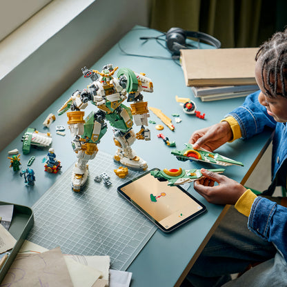 LEGO NINJAGO 15-Jarig Jubileum: Lloyds Reusachtige Mecha Bouwpakket voor Kinderen – Ninja Speelgoed met Minifiguur, Schild en Zwaard – Cadeau voor Jongens vanaf 14 Jaar en Volwassenen – 71860