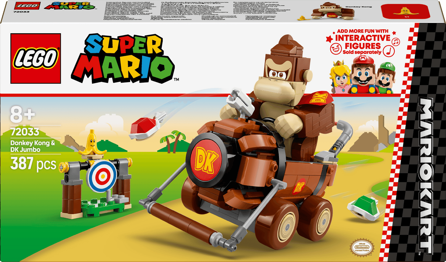 LEGO Mario Kart – Donkey Kong & DK Jumbo 72033 SuperMario (Levering: januari 2025)