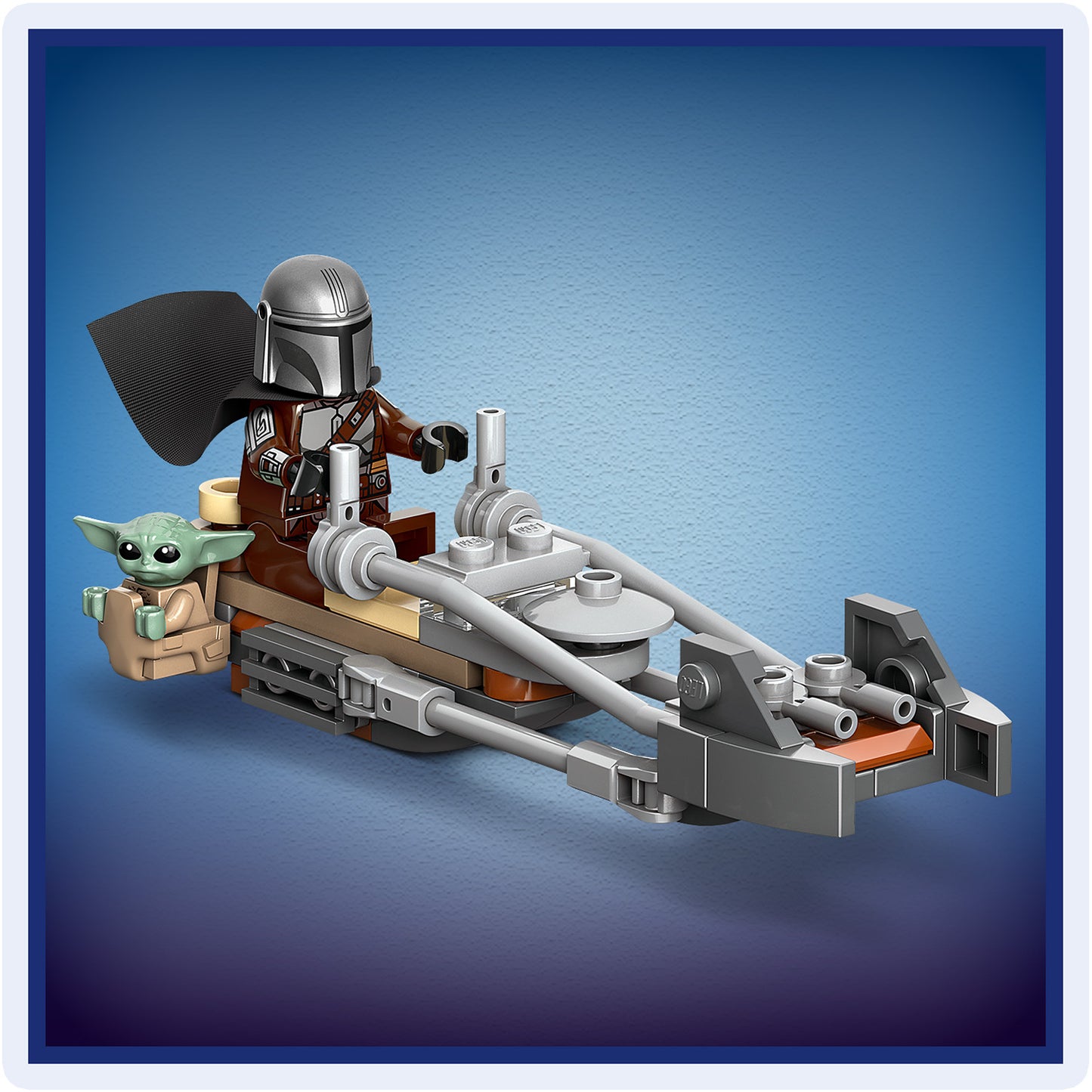 LEGO Star Wars De Mandalorian en Grogu's Speederbike Bouwpakket voor Kinderen 75436