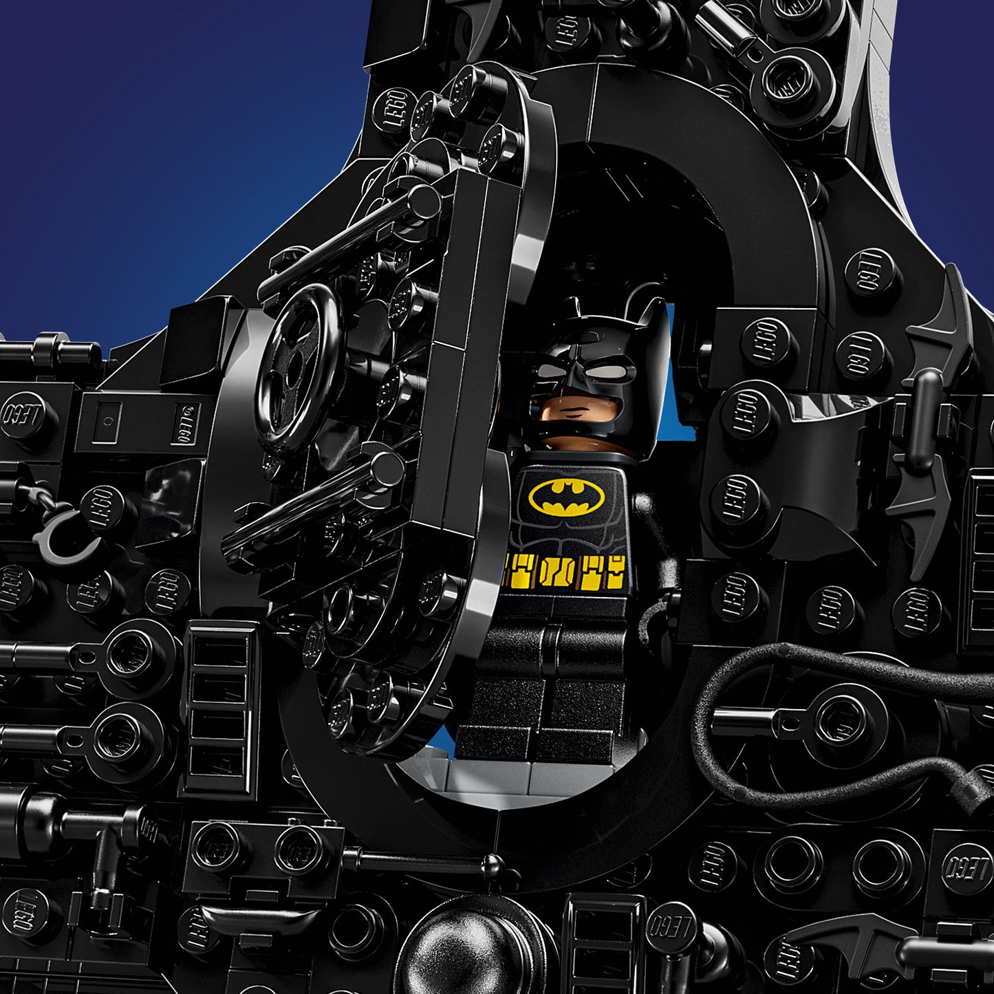 LEGO DC Batman Logo – Superhelden Speelgoed voor Kinderen met 2 Minifiguren – 3D DIY Kinderkamer Decoratie – Cadeau voor Jongens vanaf 12 jaar en Fans – 76330