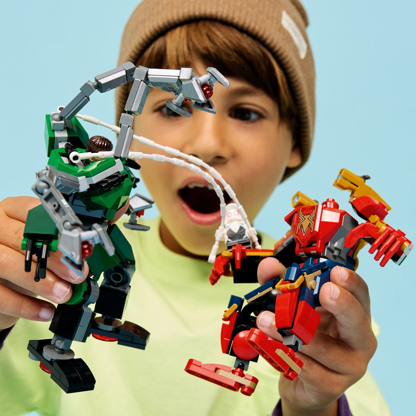 LEGO Marvel Mechaduel: Spider-Man vs. Doc Ock Superhelden Bouwpakket voor Kinderen 76338