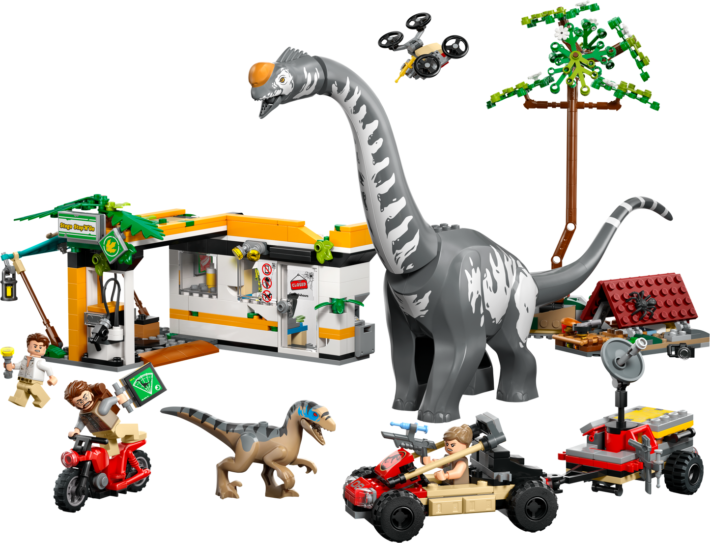 LEGO Raptor en Titanosaurus opsporingsmissie 76973 Jurassic World (Pre-Order: Juni)