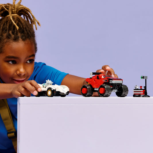 LEGO Sonic the Hedgehog Silvers Auto vs. Knuckles' Monstertruck Speelgoed voor Kinderen 77118