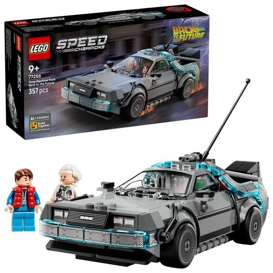 LEGO Speed Champions Tijdmachine uit Back to the Future Bouwpakket voor Kinderen 77256