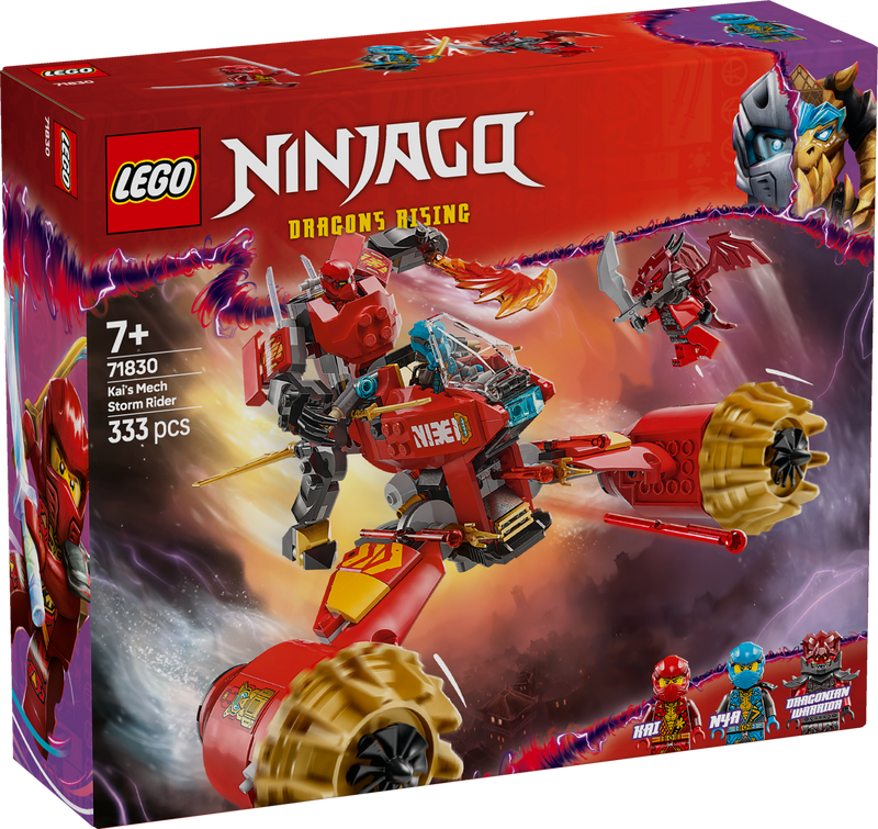 LEGO Kai's Mech Storm Rider 71830 Ninjago (Pre-Order: januari 2025)