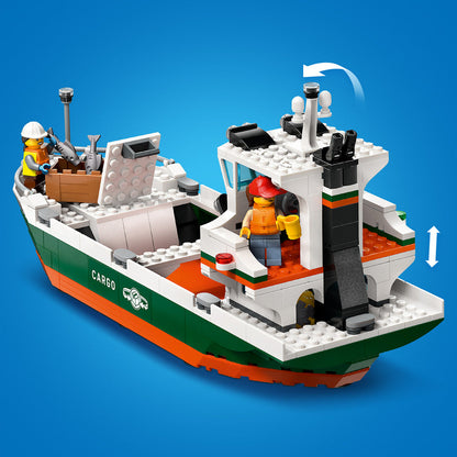 LEGO Harbor with freighter 60422 City