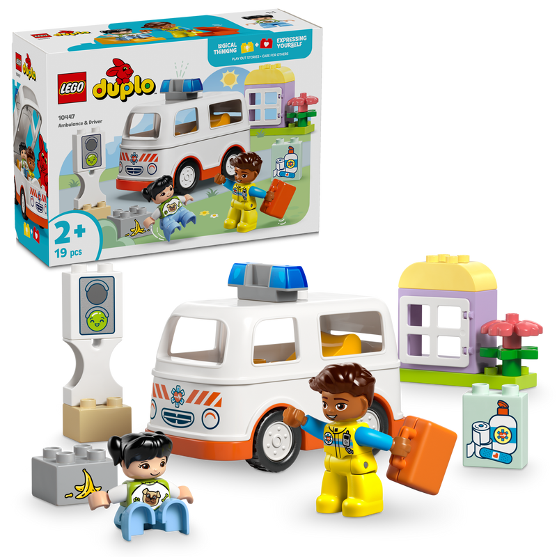 LEGO Ambulance met chauffeur 10447 DUPLO (Pre-Order: Januari 2025)