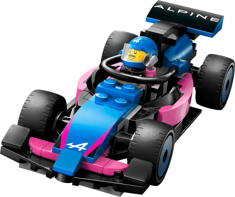 LEGO Pitbox met Mercedes AMG en Alpine F1 auto's 60444 City