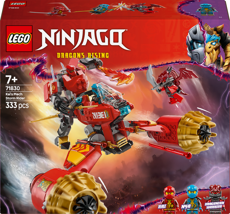 LEGO Kai's Mech Storm Rider 71830 Ninjago (Pre-Order: januari 2025)