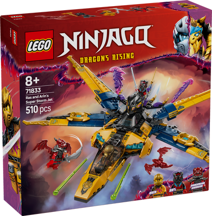 LEGO Ras & Arin's Super Storm Vliegtuig 71833 Ninjago (Pre-Order: januari)