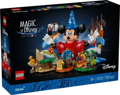 LEGO Disney 100 Celebration: Een magisch bouwavontuur 21352 Ideas (Pre-Order: oktober)