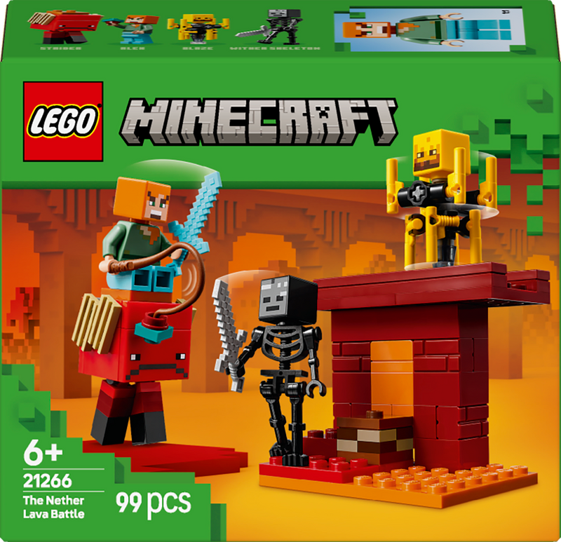 LEGO Het Nether Lava gevecht 21266 Ninjago (Pre-Order: januari 2025)