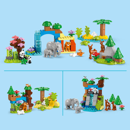 LEGO 3 in 1 Familie Wilde Dieren 10446 DUPLO (Pre-Order: januari 2025)