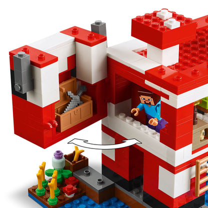 LEGO Het Paddestoelhuis 21270 Minecraft (Pre-Order: januari 2025)