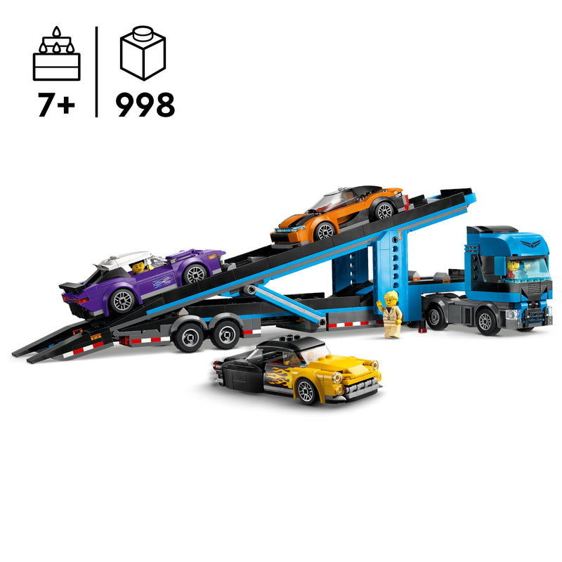 LEGO Autotransporter met Sportwagens 60408 City (Pre-Order: verwacht juni) LEGO CITY GEWELDIGE AUTOS @ 2TTOYS 2TTOYS €. 84.99