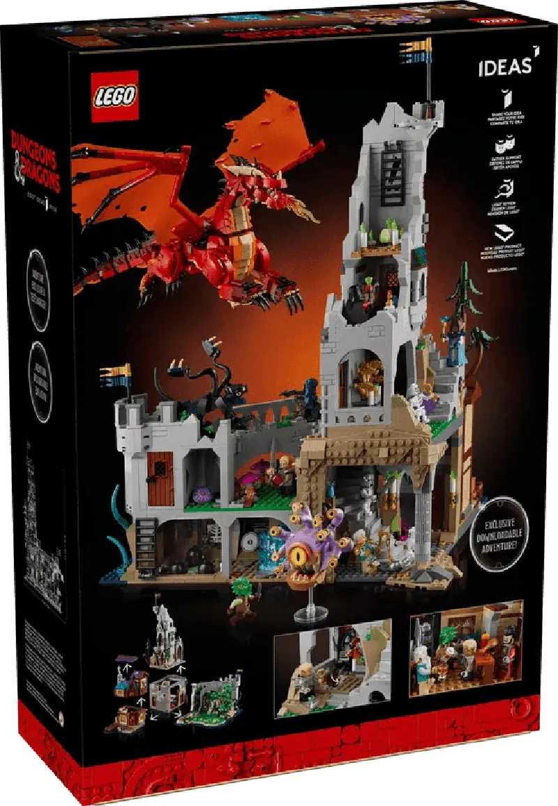 LEGO Dungeons & Dragons: Red Dragon’s Tale 21348 Ideas LEGO IDEAS @ 2TTOYS | Official LEGO shop😊🥰 LEGO €. 364.99