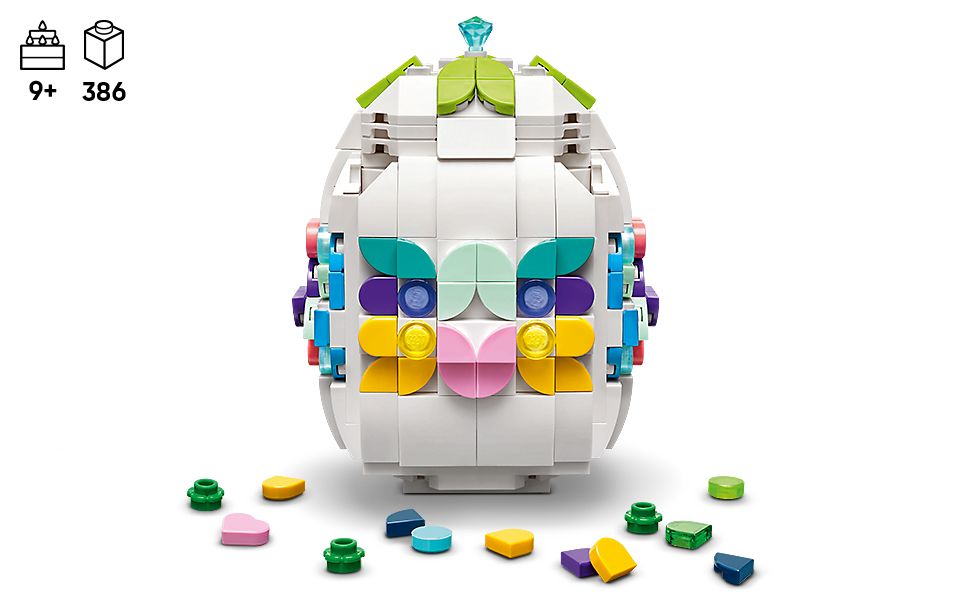 LEGO Paasei Versieren Paasdecoratie en Bouwpakket met Speelgoed voor Kinderen 40816