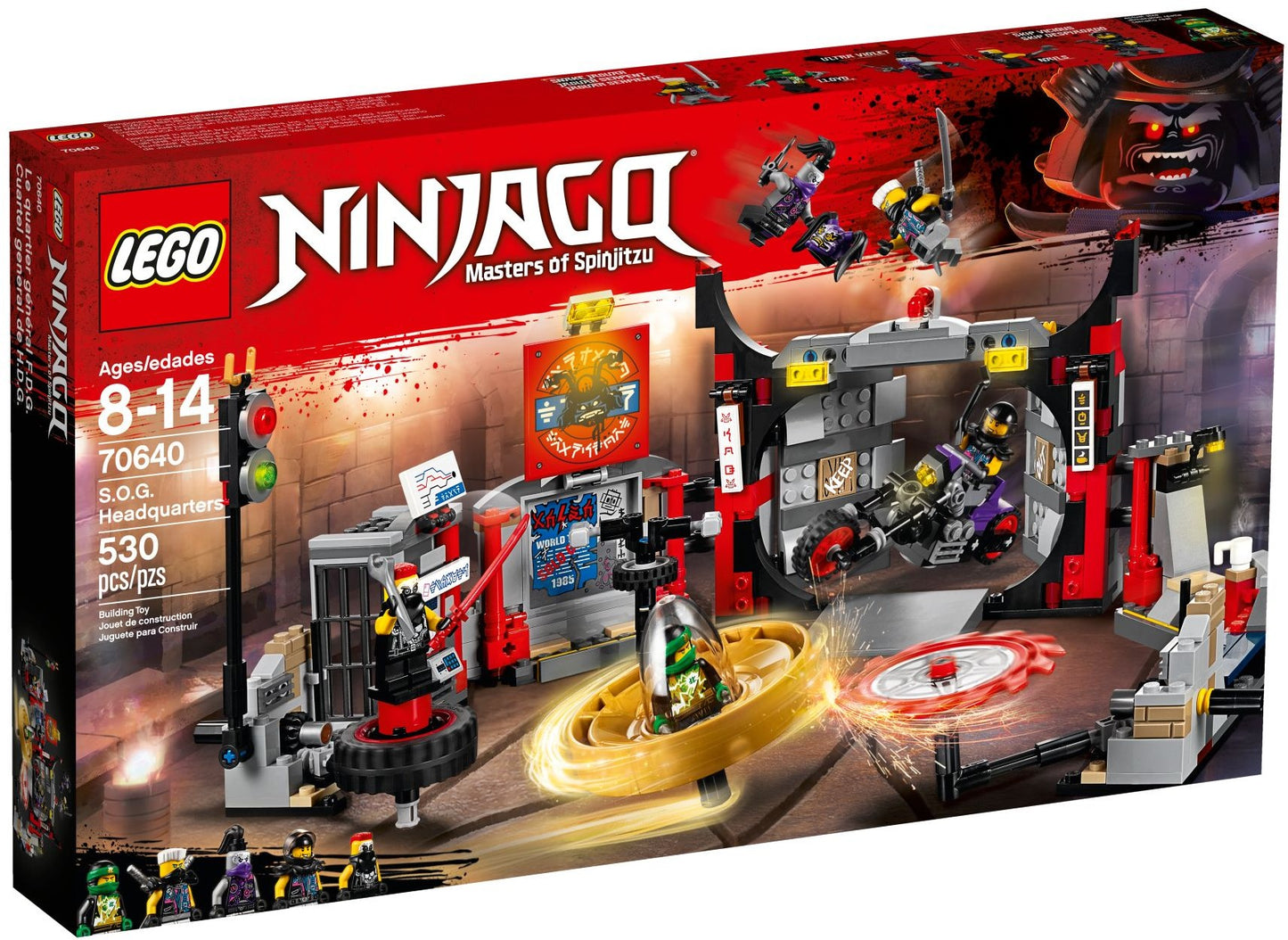 LEGO Het S.O.G. Hoofdkantoor met Lloyd en andere minifiguren 70640 Ninjago