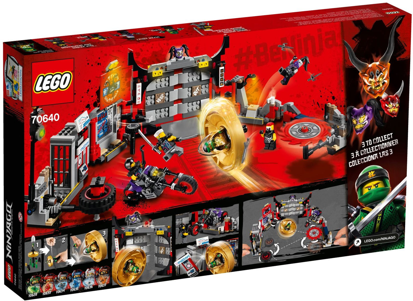 LEGO Het S.O.G. Hoofdkantoor met Lloyd en andere minifiguren 70640 Ninjago