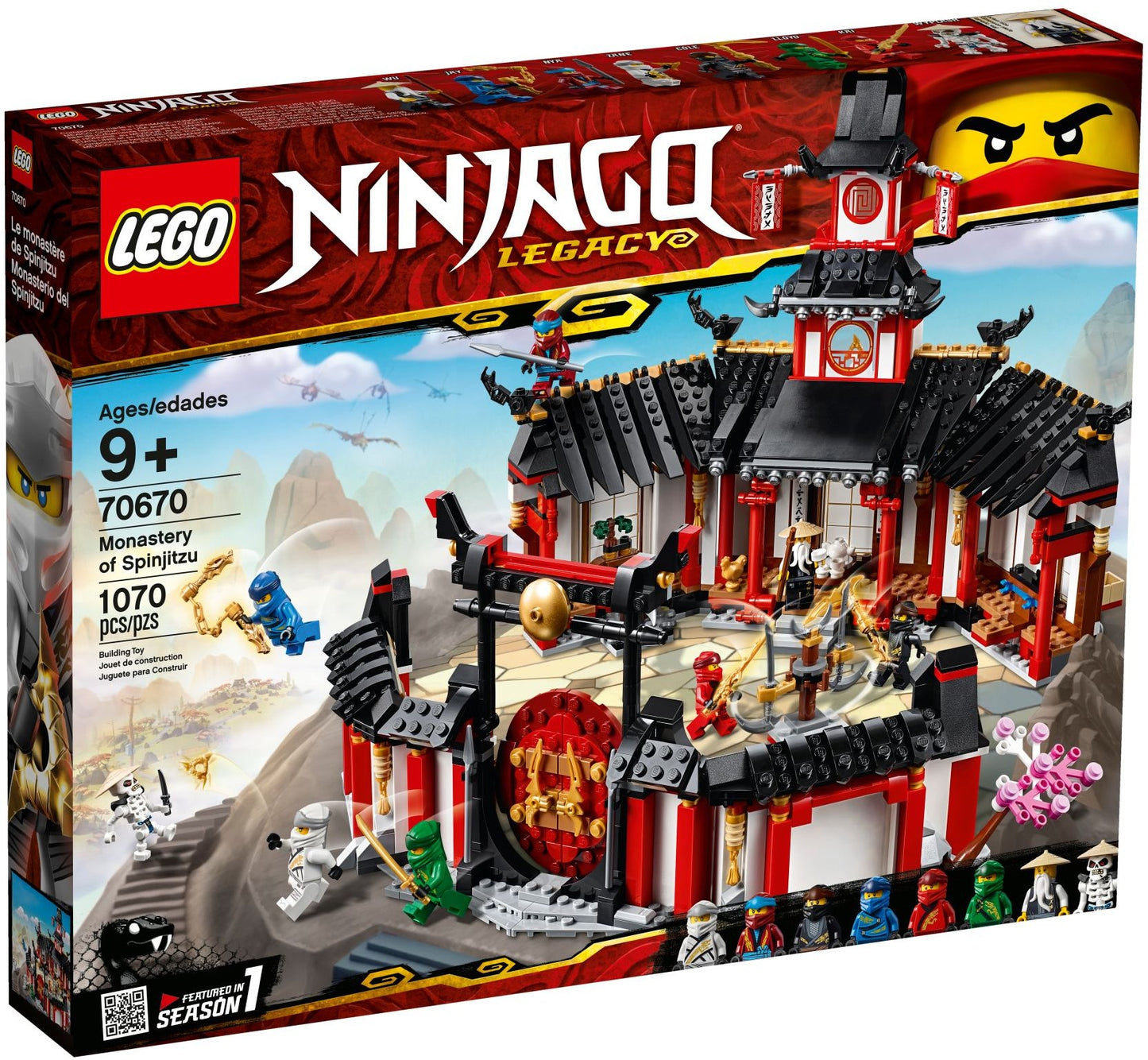 LEGO Het Klooster van de Spinjitzu Ninja's 70670 Ninjago