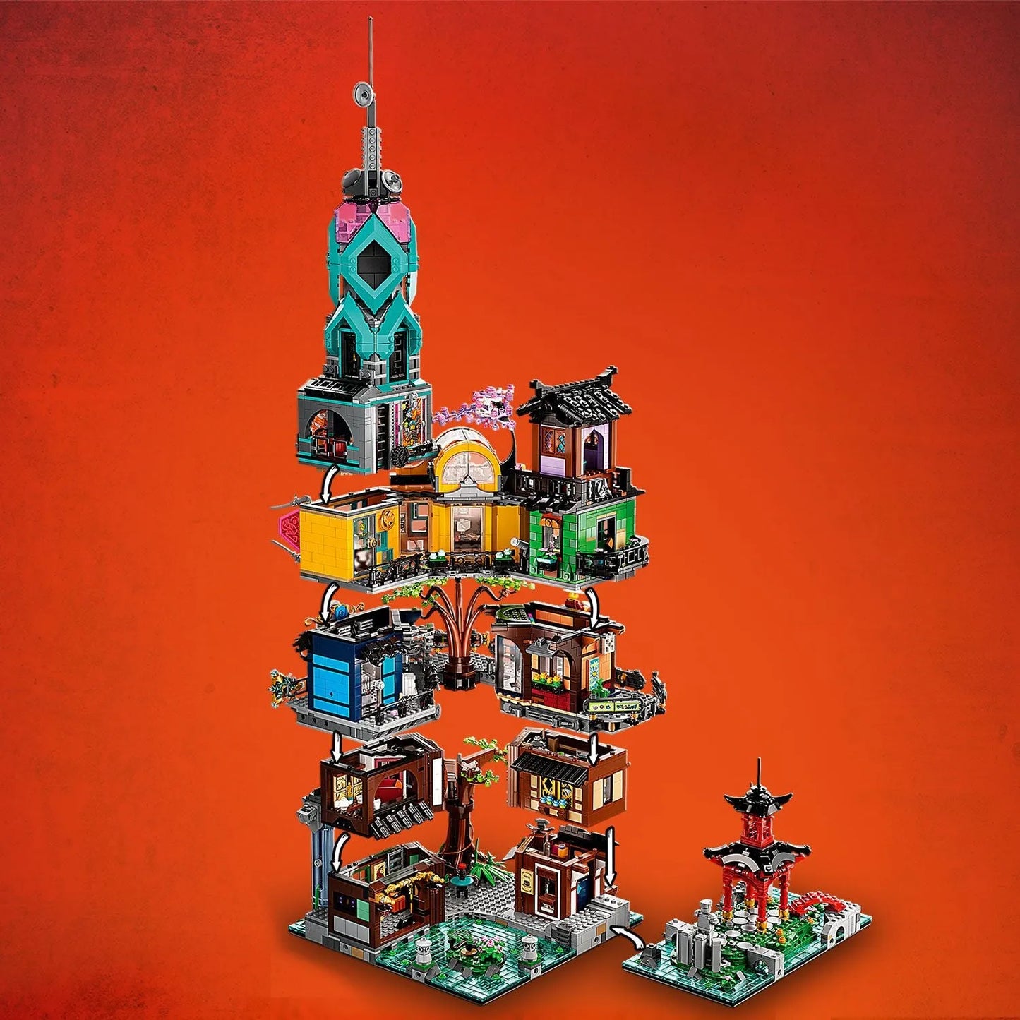 LEGO Ninjago City Gardens / Die Gärten von Ninjago City 71741 Ninjago