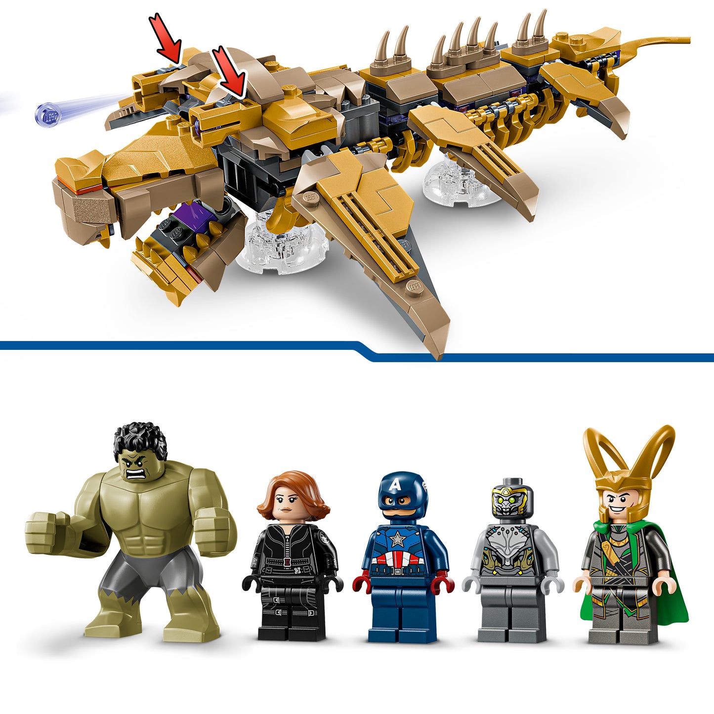 LEGO The Avengers vs. the Leviathan 76290 Superheroes