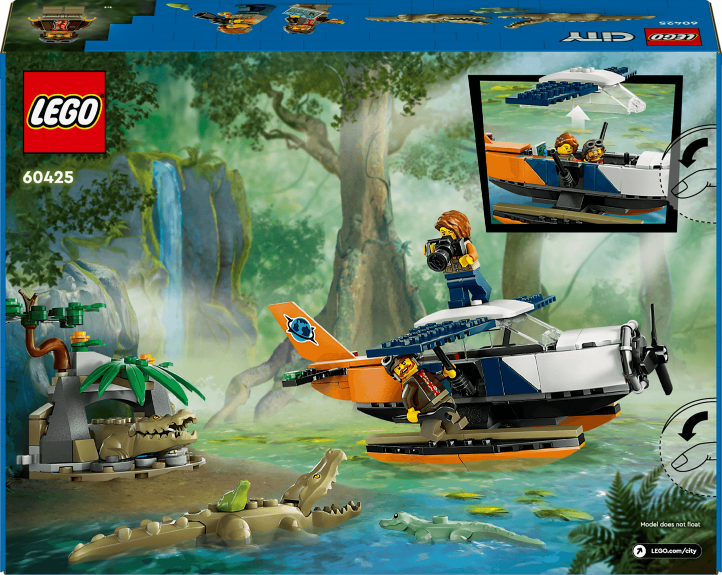 LEGO Jungleonderzoekers: watervliegtuig 60425 City