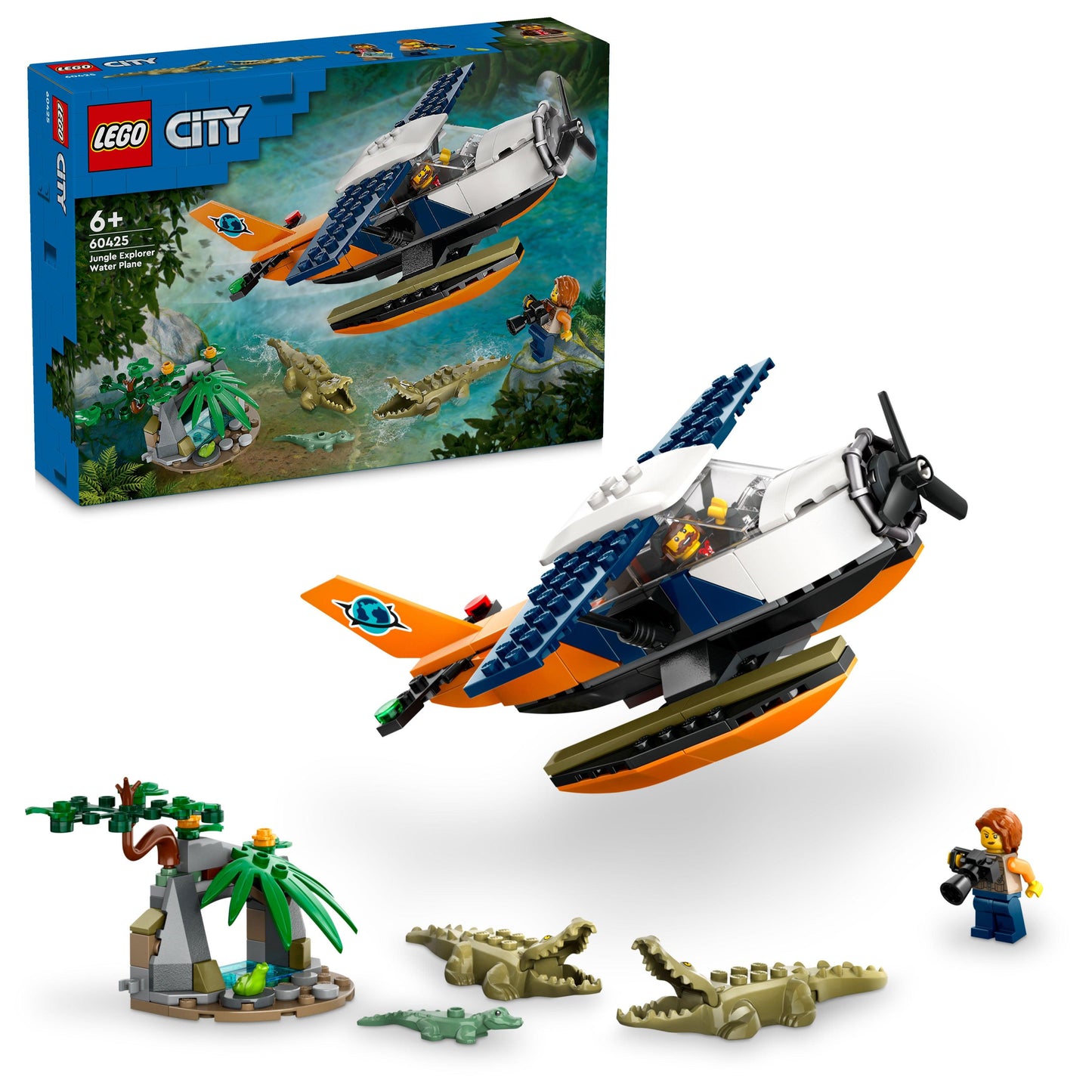 LEGO Jungleonderzoekers: watervliegtuig 60425 City