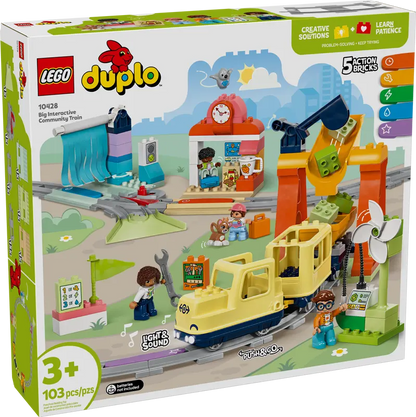 LEGO Grote interactieve buurttrein 10428 DUPLO (Pre-Order: januari 2025)