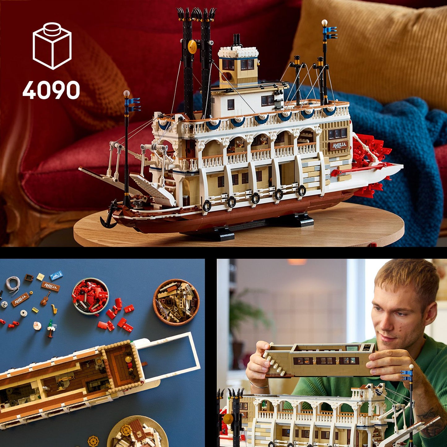 LEGO Stoomboot 21356 Ideas