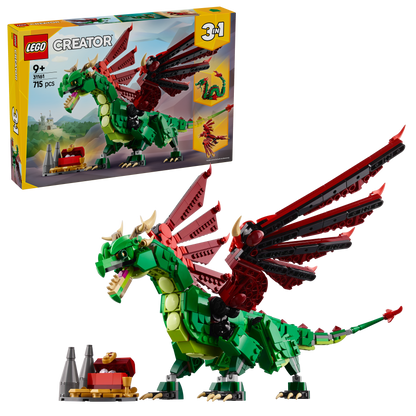 LEGO Middeleeuwse Draak 31161 Creator 3-in-1 (Pre-Order: januari 2025)