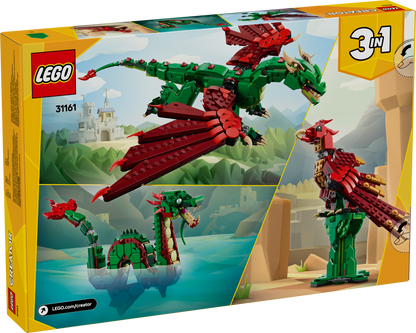 LEGO Middeleeuwse Draak 31161 Creator 3-in-1 (Pre-Order: januari 2025)