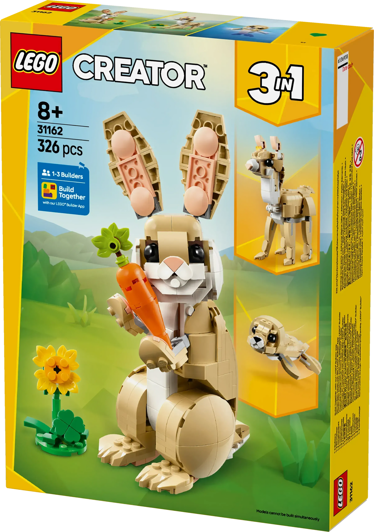 LEGO Lief konijntje 31162 Creator 3-in-1