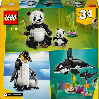 LEGO Wilde dieren: Pandafamilie 31165 Creator 3-in-1