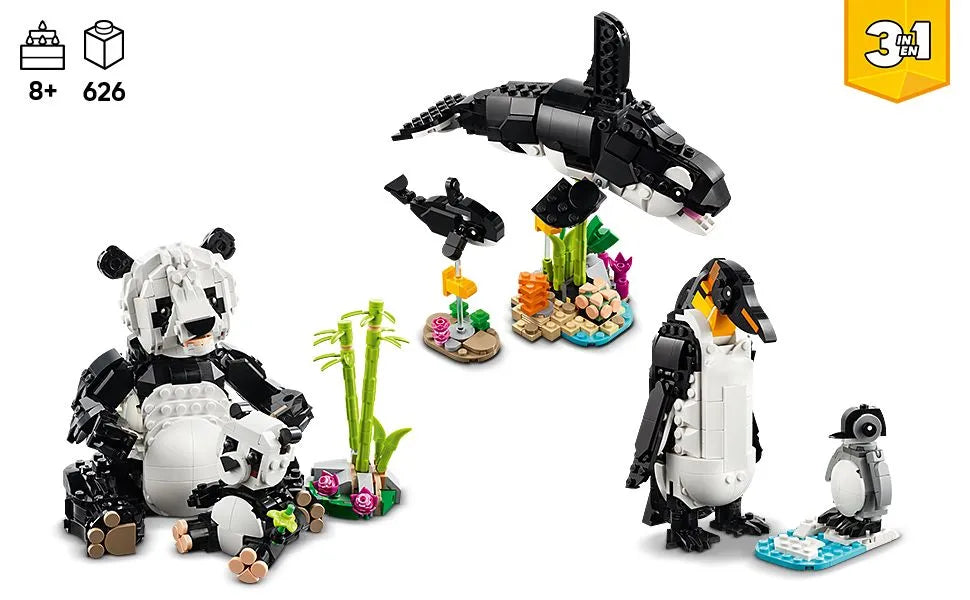LEGO Wilde dieren: Pandafamilie 31165 Creator 3-in-1