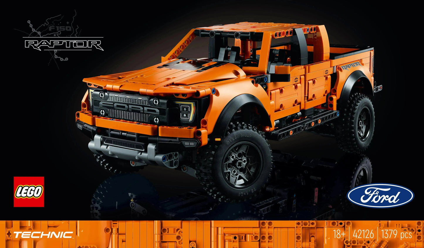 LEGO Ford Raptor F150 Pick Up Truck 42126 Technic