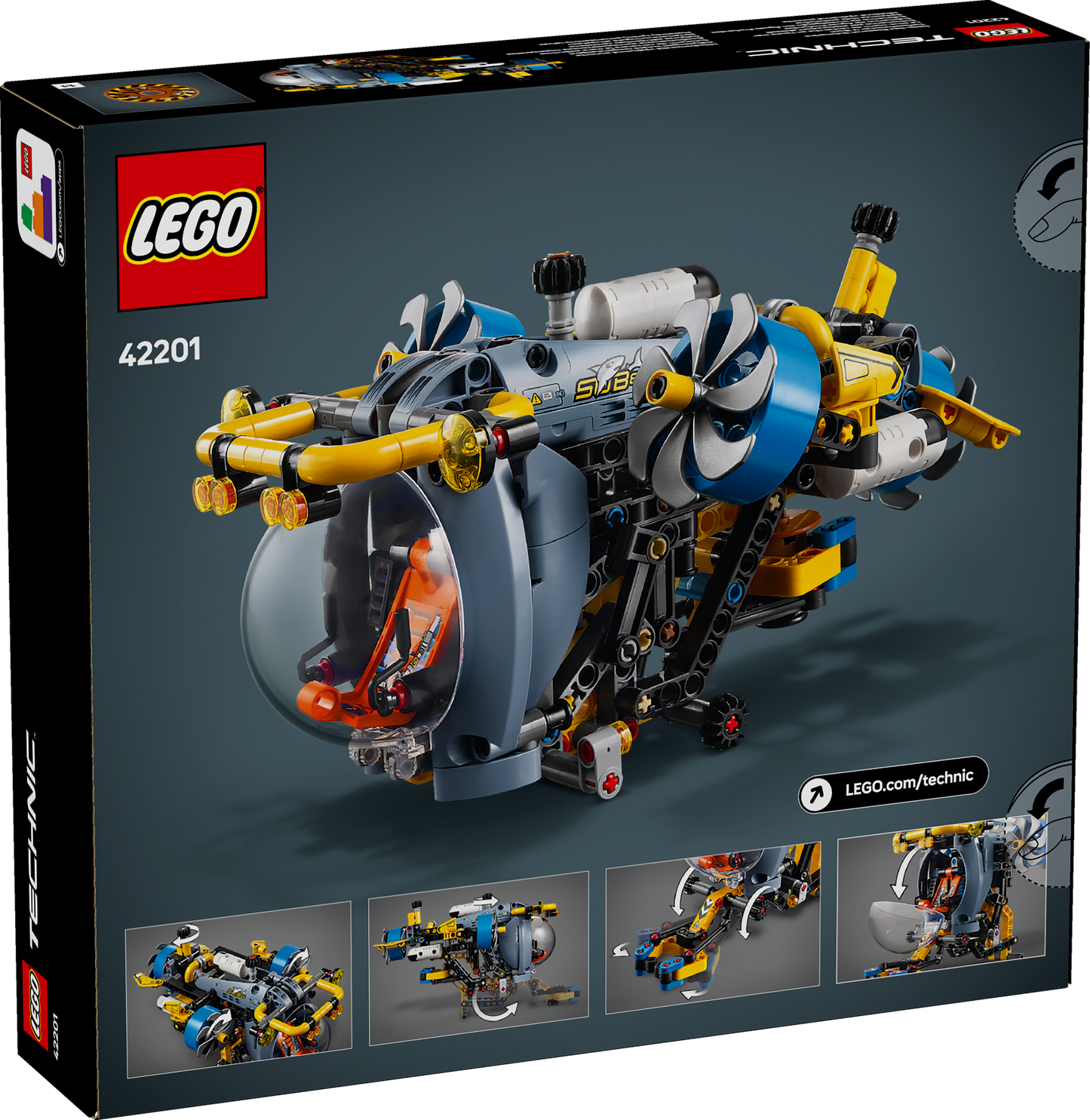 LEGO Diepzee Duikboot 42201 Technic (Pre-Order: januari 2025)